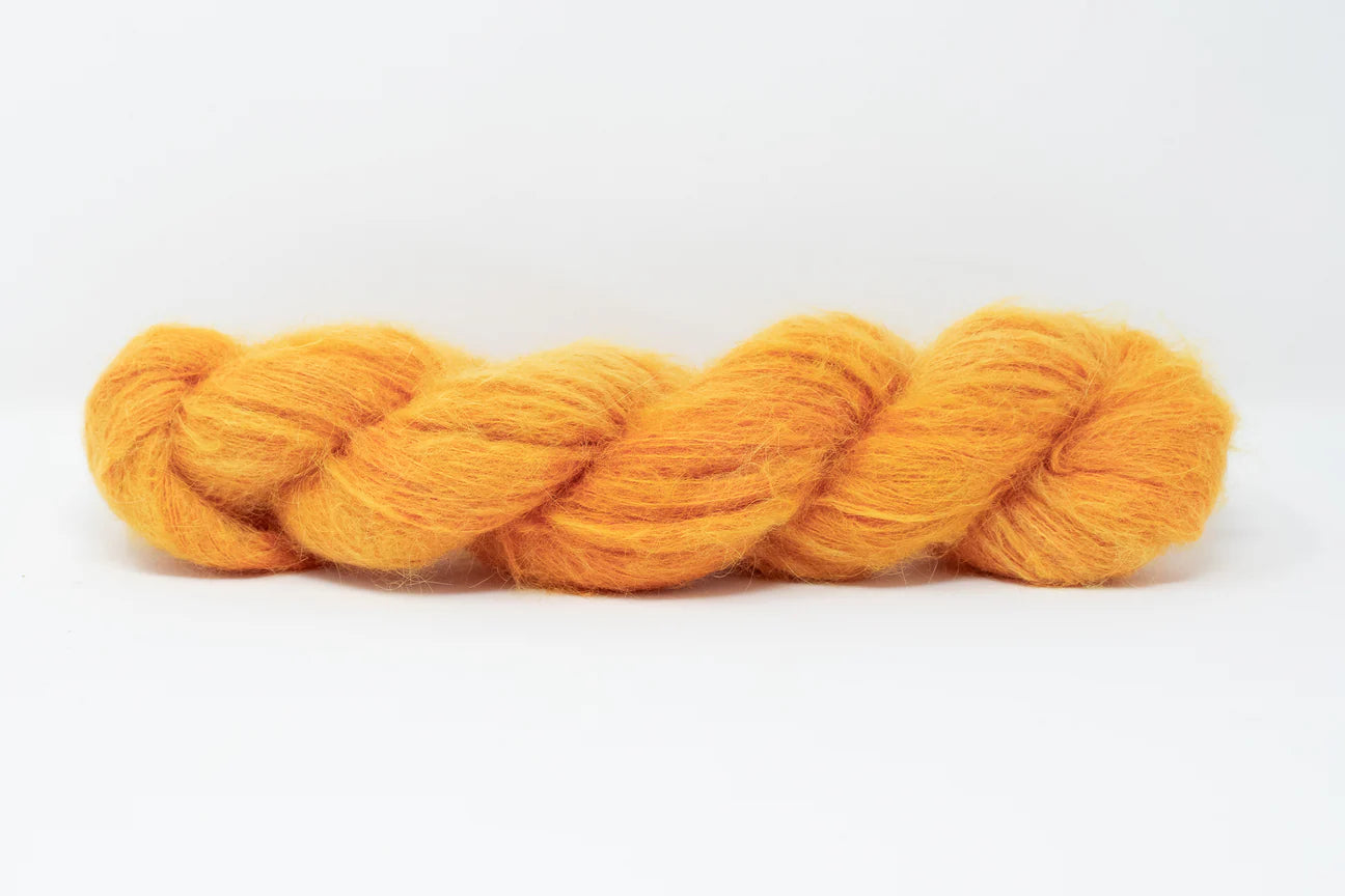 Queen City Yarn; bernice; marigold;