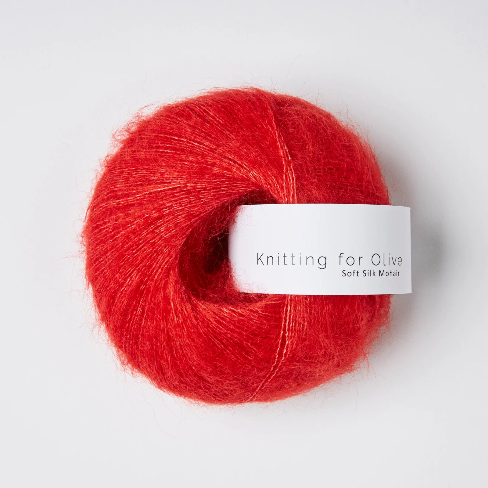 Knitting For Olive; Silk Mohair; red currant;