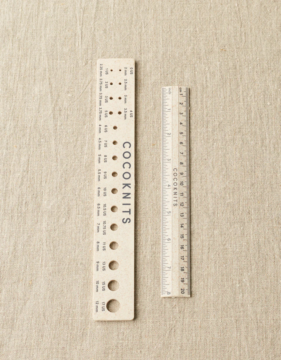 CocoKnits Ruler & Gauge Set – Oak City Fibers