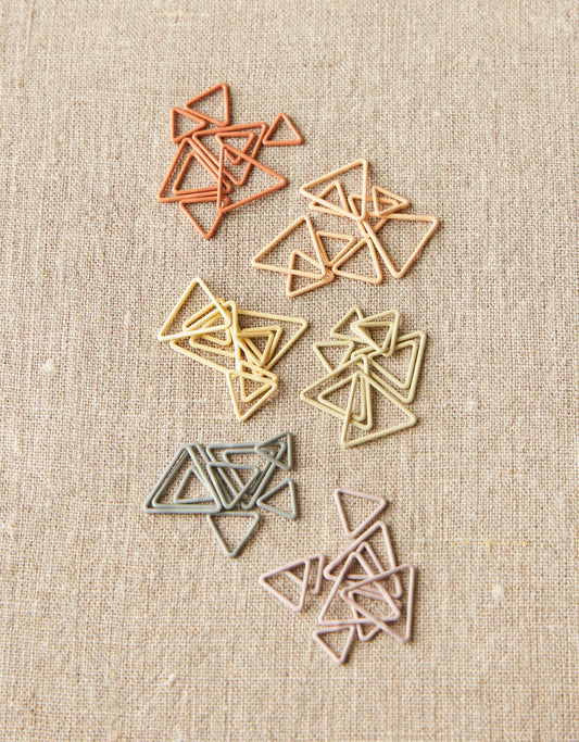 CocoKnits Triangle Stitch Markers - Earth Tones