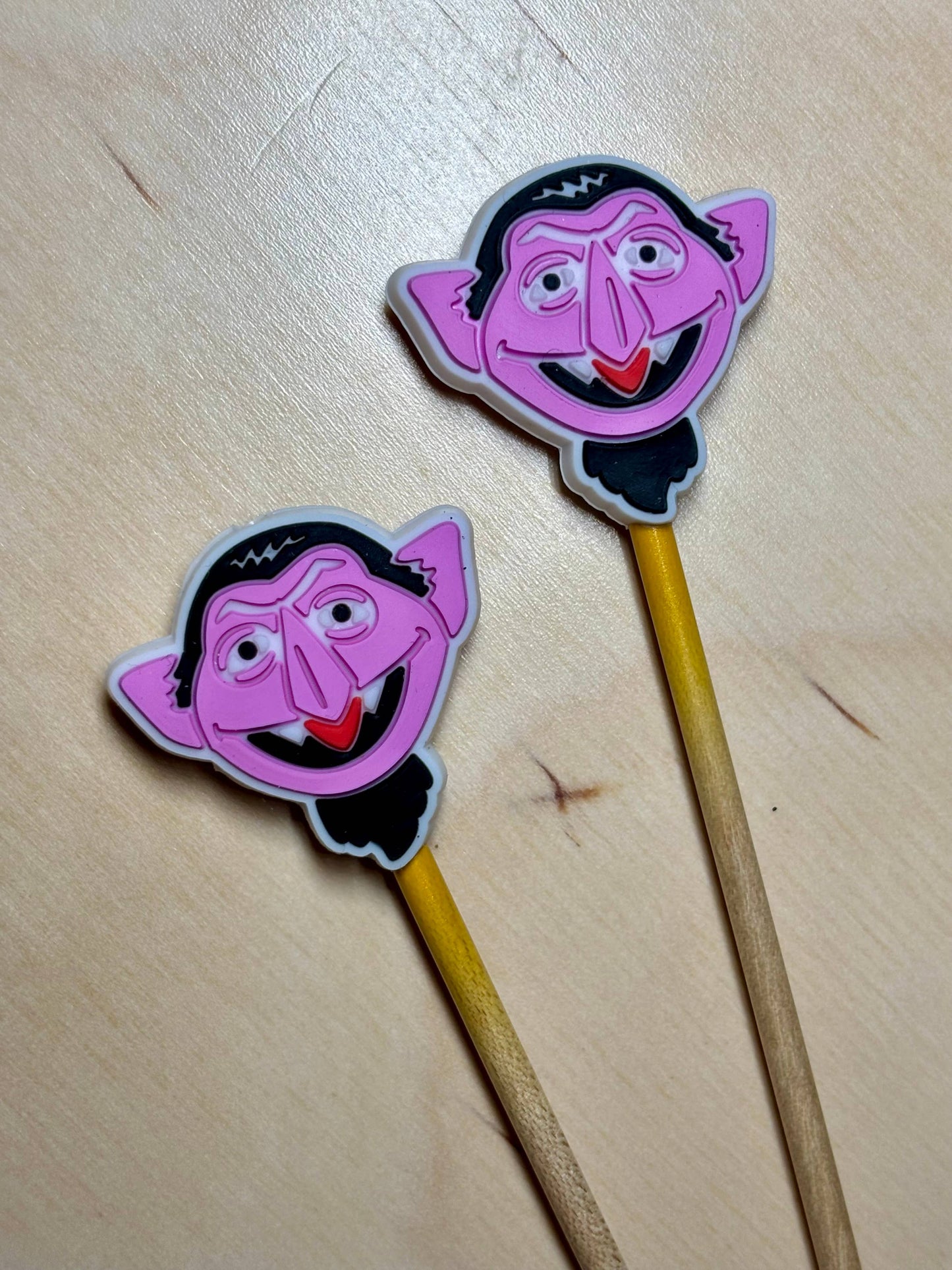 Knitting Needle Point Protectors -  TV Show The Count