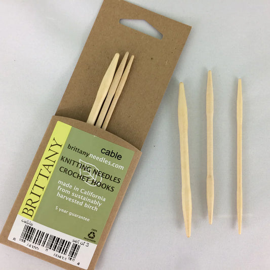 Brittany Birch Wood Cable Needles