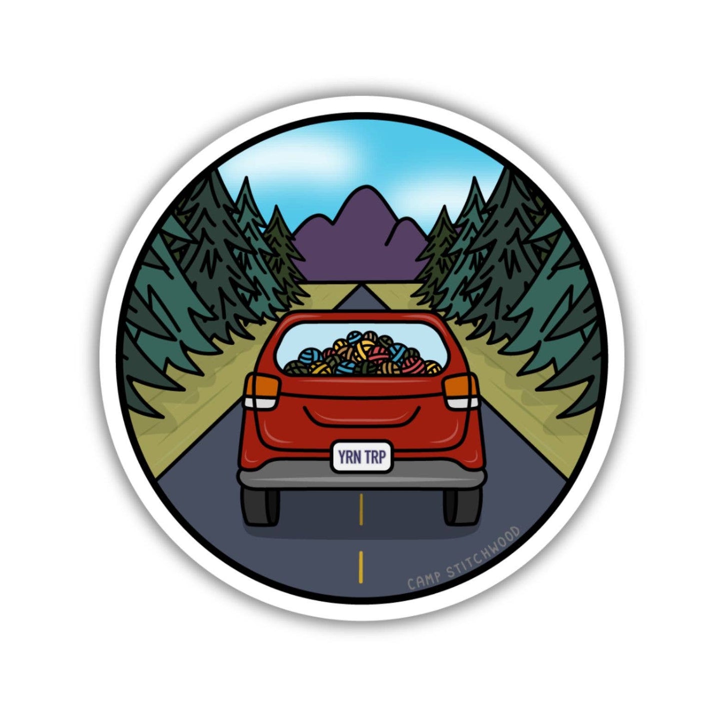 Yarn Trip Sticker
