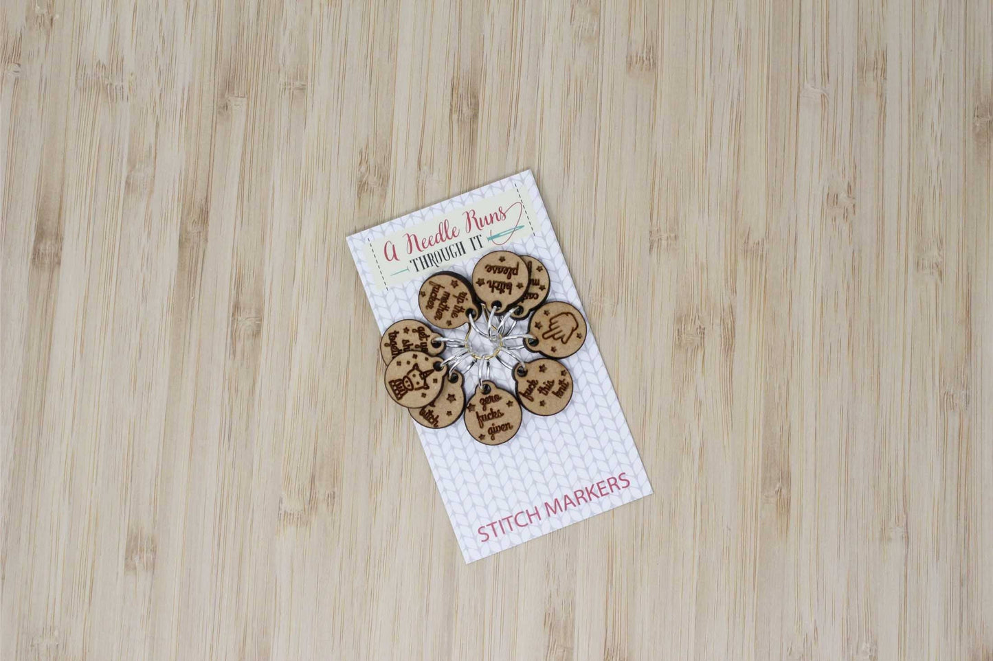 NSFW (not safe for work) - Stitch Markers (set of 9)