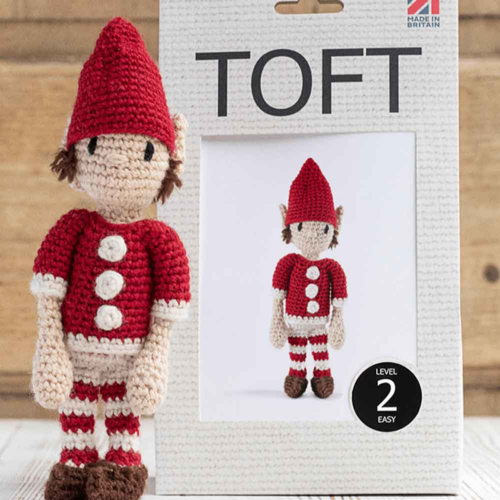 toft; crochet; kit; elf doll;