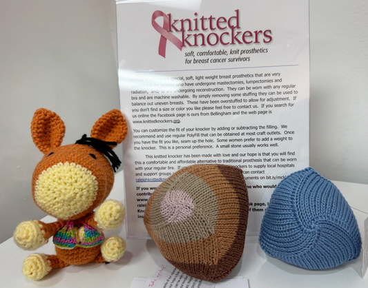FREE Knitted Knockers Class August 9 10:00-12:00 FREE