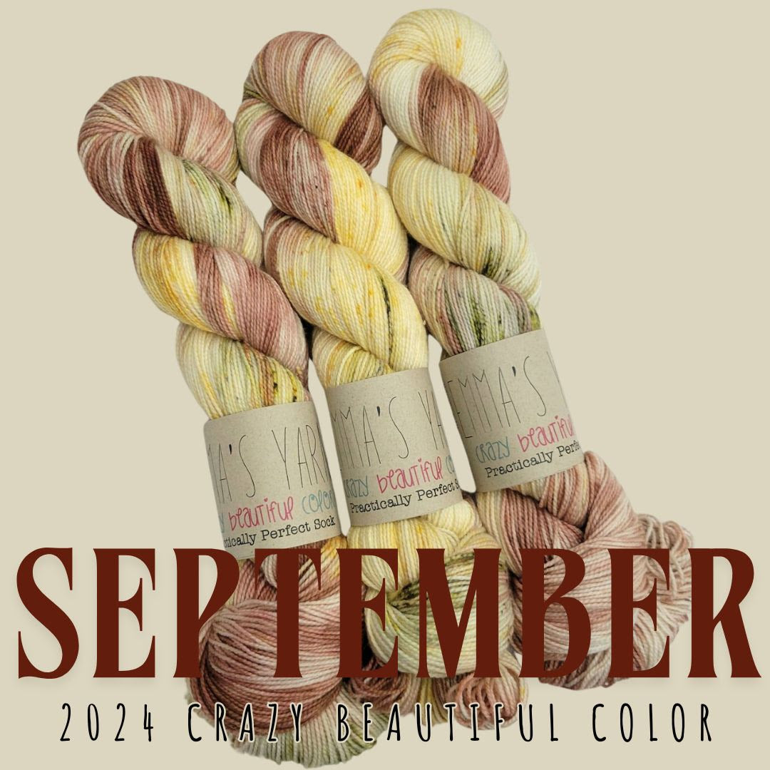 Emmas; Practically Perfect Sock; Crazy beautiful club; September 2024;