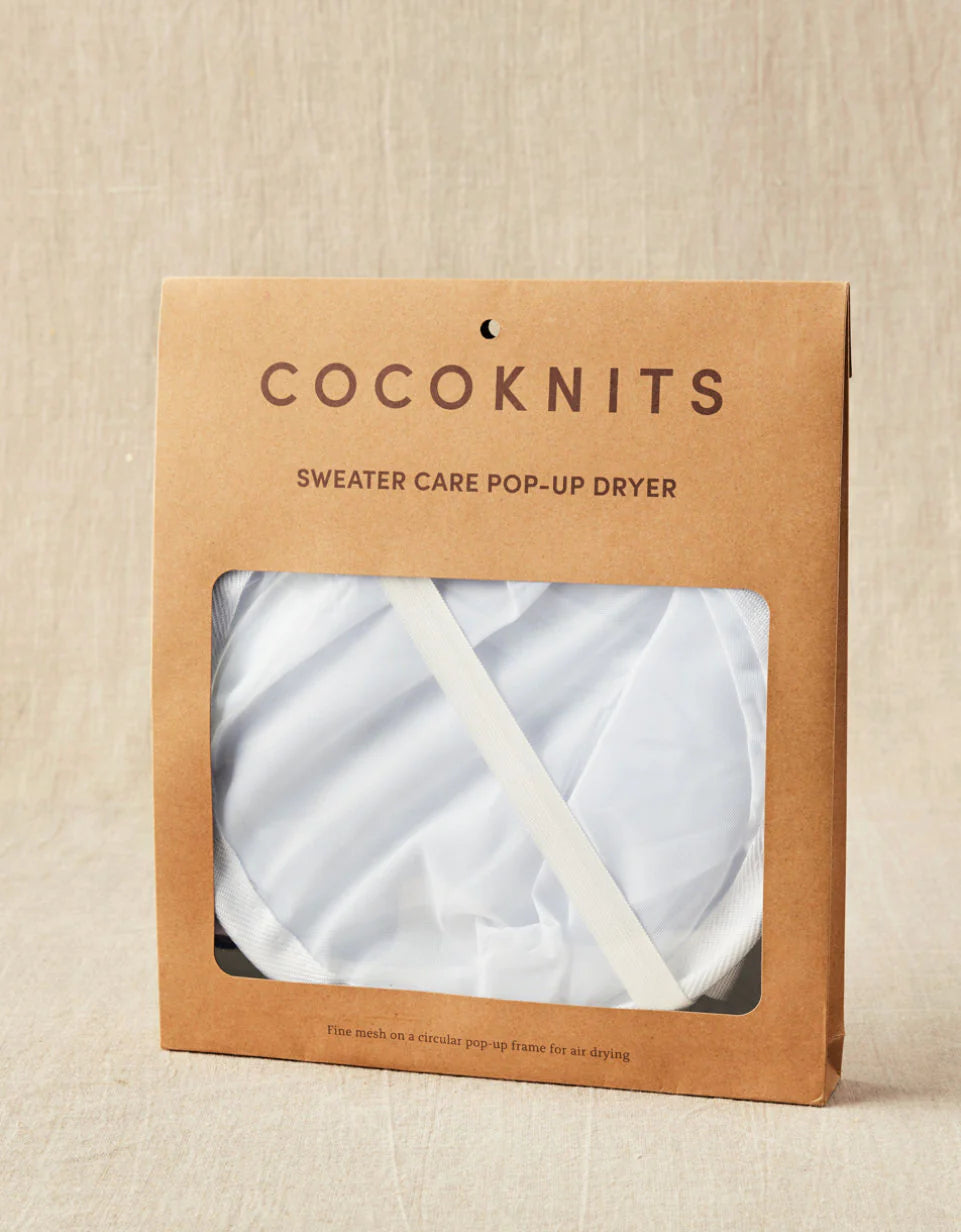 Cocoknit's; pop-up dryer; sweater;
